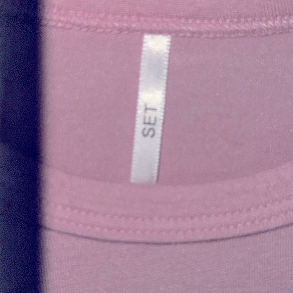 SET Active-JERSEY FITTED LONG SLEEVE Top-PEONY  Pink Size-Small-New - Picture 6 of 6